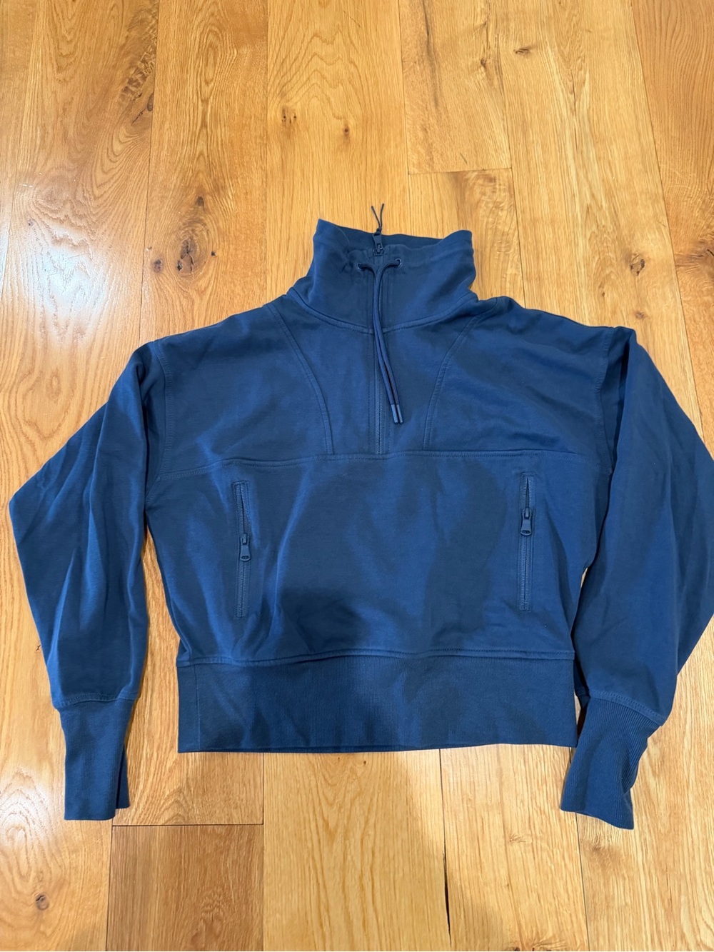 Old Navy Active Dynamic Fleece Half Zip Pullover Navy Blue Size Small